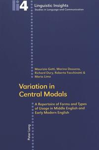 Vorderes Coverbild Variation in Central Modals