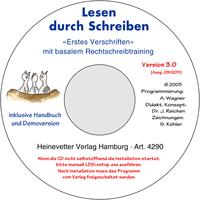 Vorderes Coverbild Lernsoftware / Erstes Verschriften mit basalem Rechtschreibtraining