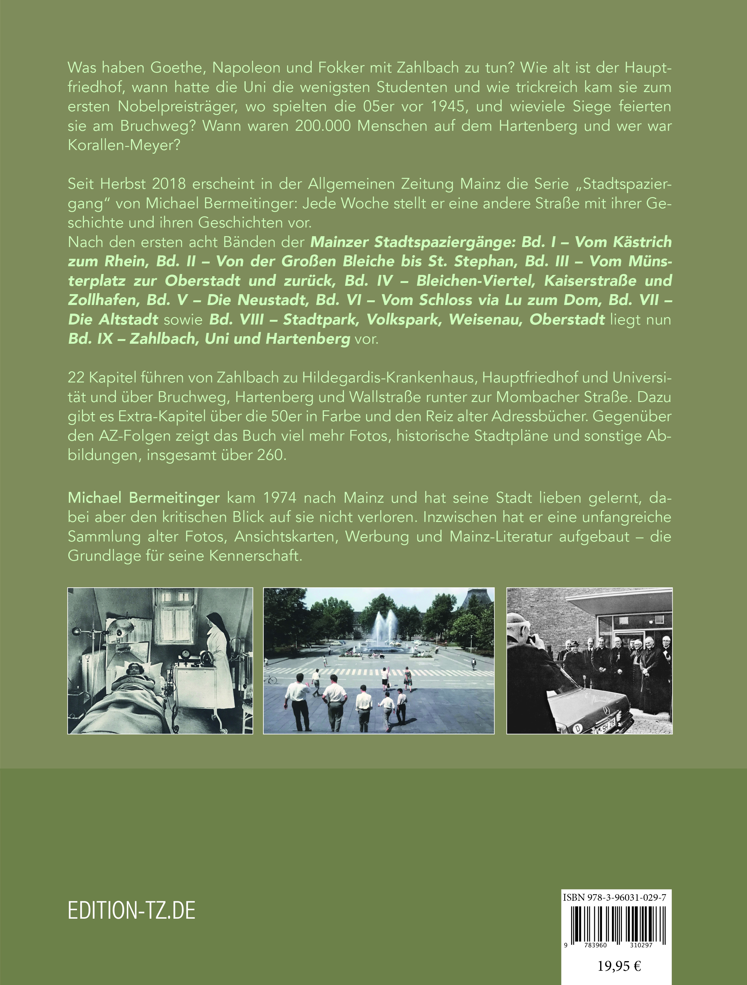 Rückseitencover Mainzer Stadtspaziergänge IX