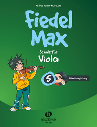 Vorderes Coverbild Fiedel-Max 5 Viola - Klavierbegleitung