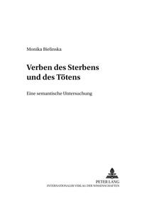 Vorderes Coverbild Verben des Sterbens und des Tötens