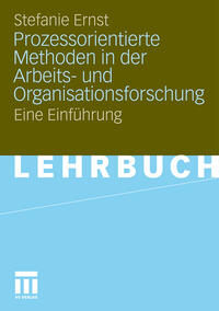 Vorderes Coverbild Prozessorientierte Methoden in der Arbeits- und Organisationsforschung