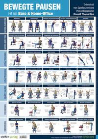 Vorderes Coverbild Fitnessposter Bewegte Pausen
