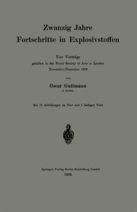 Vorderes Coverbild Zwanzig Jahre Fortschritte in Explosivstoffen