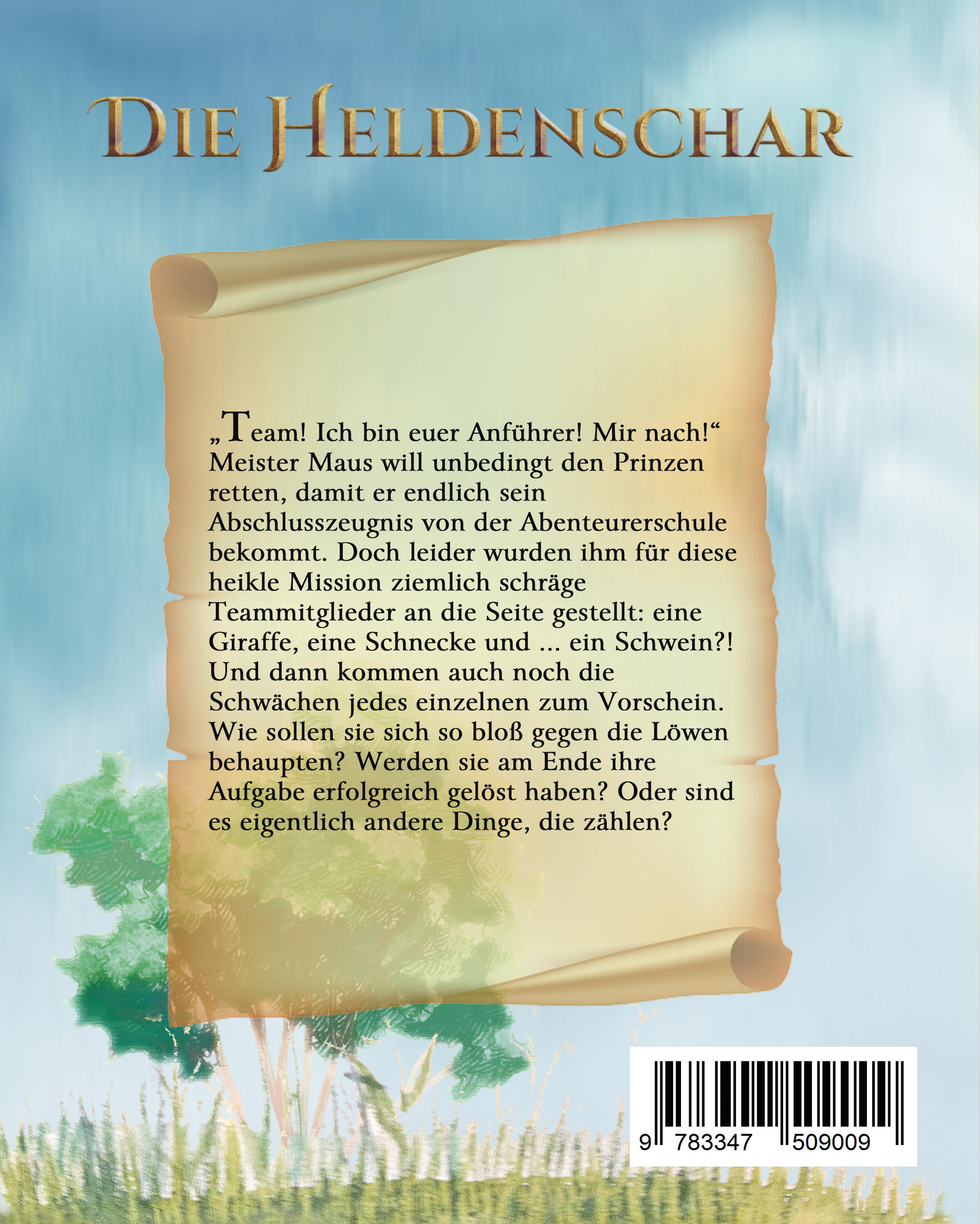 Rückseitencover Die Heldenschar