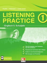 Vorderes Coverbild Listening Practice 1. Heft inkl. HELBLING Media App