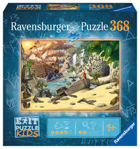 Vorderes Coverbild Kinderpuzzle 368 Teile - EXIT Puzzle Kids Das Piratenabenteuer