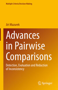 Vorderes Coverbild Advances in Pairwise Comparisons