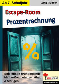 Vorderes Coverbild Escape-Room Mathematik / Band 1: Prozentrechnung