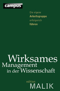 Vorderes Coverbild Wirksames Management in der Wissenschaft