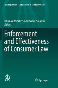 Vorderes Coverbild Enforcement and Effectiveness of Consumer Law