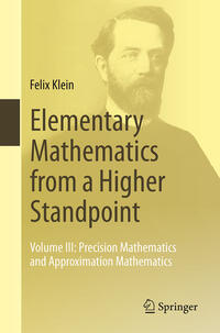 Vorderes Coverbild Elementary Mathematics from a Higher Standpoint
