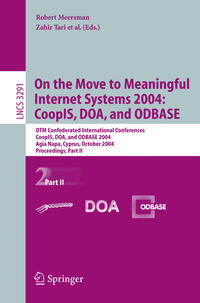 Vorderes Coverbild On the Move to Meaningful Internet Systems 2004: CoopIS, DOA, and ODBASE