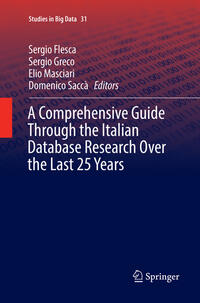 Vorderes Coverbild A Comprehensive Guide Through the Italian Database Research Over the Last 25 Years