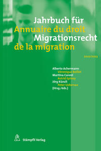 Vorderes Coverbild Jahrbuch für Migrationsrecht 2022/2023 - Annuaire du droit de la migration 2022/2023