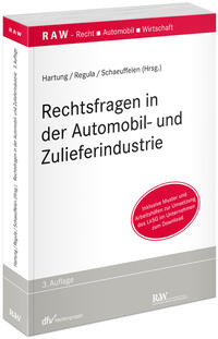 Vorderes Coverbild Rechtsfragen in der Automobil- und Zulieferindustrie