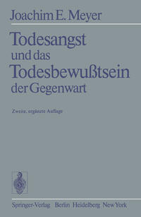 Vorderes Coverbild Todesangst und das Todesbewußtsein der Gegenwart
