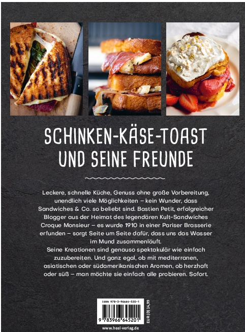 Rückseitencover Schinken-Käse-Toast und seine Freunde