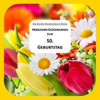 Vorderes Coverbild Herzlichen Glückwunsch zum 50. Geburtstag