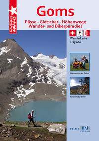 Vorderes Coverbild Wanderkarte Goms