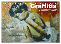 Vorderes Coverbild Graffitis • Straßenkunst (Tischkalender 2025 DIN A5 quer), CALVENDO Monatskalender
