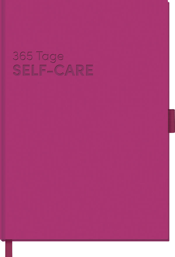 Beispielinhalt (Bild) Self-care-Tagebuch Fuchsia