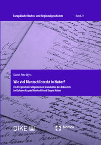 Vorderes Coverbild Wie viel Bluntschli steckt in Huber?