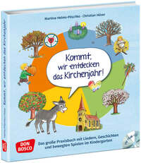 Vorderes Coverbild Kommt, wir entdecken das Kirchenjahr, m. Audio-CD