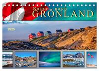 Vorderes Coverbild Reise nach Grönland (Tischkalender 2025 DIN A5 quer), CALVENDO Monatskalender