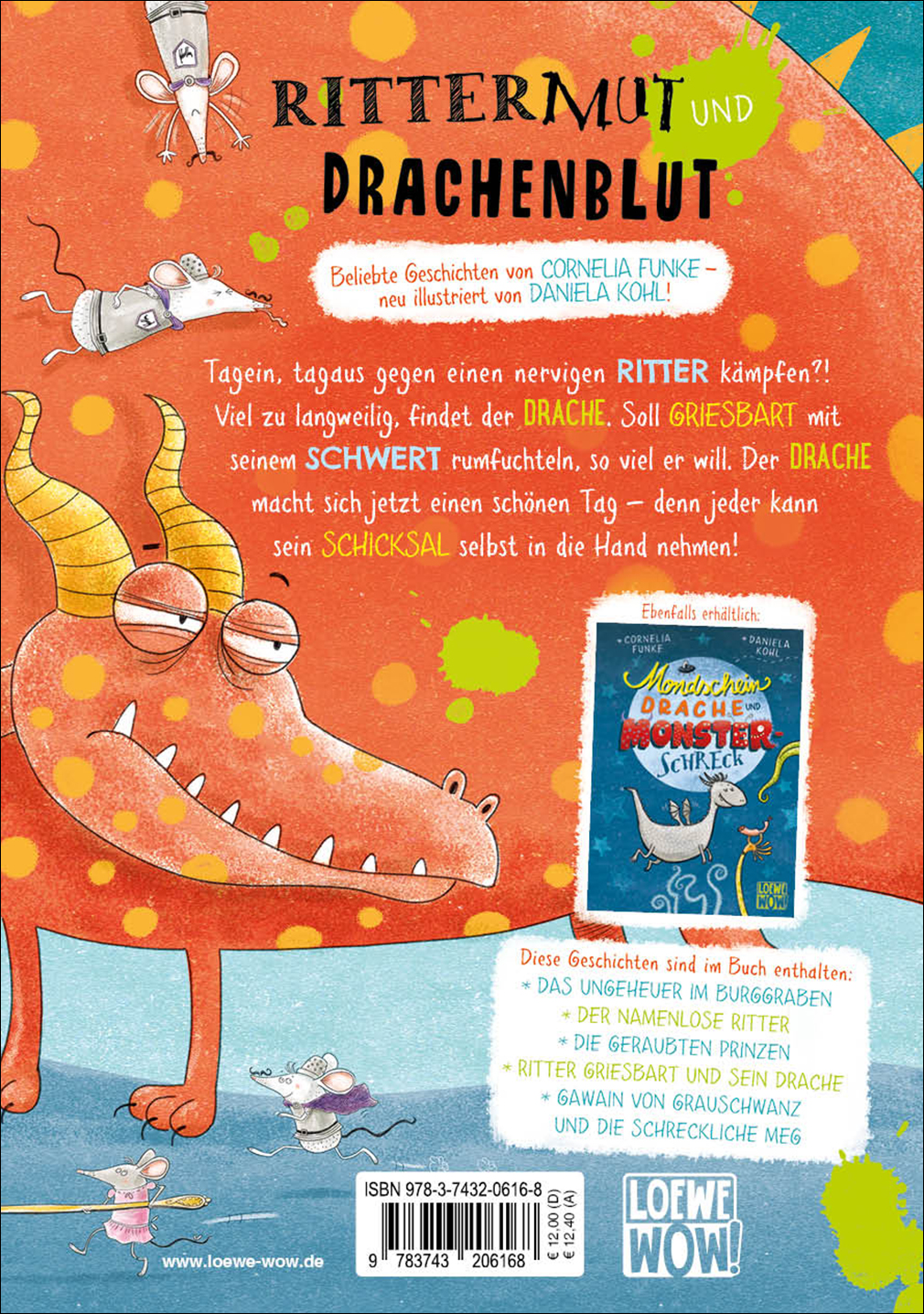 Rückseitencover Rittermut und Drachenblut