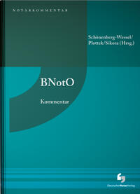 Vorderes Coverbild BNotO
