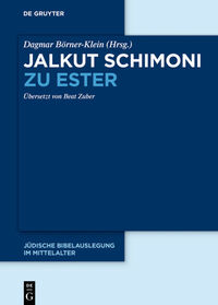 Vorderes Coverbild Jalkut Schimoni