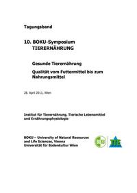 Vorderes Coverbild Tagungsband 10. BOKU-Symposium Tierernährung