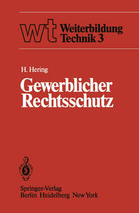 Vorderes Coverbild Gewerblicher Rechtsschutz