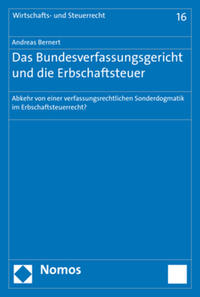 Vorderes Coverbild Das Bundesverfassungsgericht und die Erbschaftsteuer