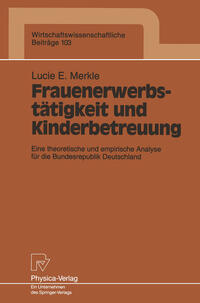 Vorderes Coverbild Frauenerwerbstätigkeit und Kinderbetreuung