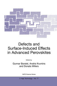 Vorderes Coverbild Defects and Surface-Induced Effects in Advanced Perovskites