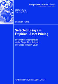 Vorderes Coverbild Selected Essays in Empirical Asset Pricing