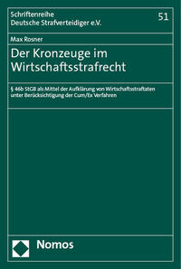 Vorderes Coverbild Der Kronzeuge im Wirtschaftsstrafrecht