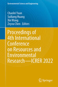 Vorderes Coverbild Proceedings of 4th International Conference on Resources and Environmental Research—ICRER 2022
