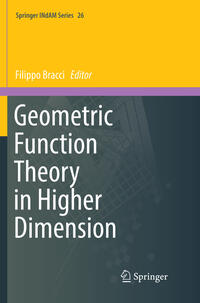 Vorderes Coverbild Geometric Function Theory in Higher Dimension