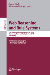 Vorderes Coverbild Web Reasoning and Rule Systems