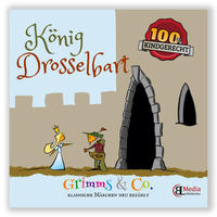 Vorderes Coverbild Der König Drosselbart Märchenlern- und Bastelbuch