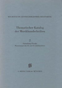 Vorderes Coverbild KBM 14,2 Sammlung Proske. Manuskripte des 18. und 19. Jahrhunderts aus den Signaturen A.R., C, AN