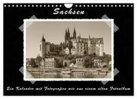 Vorderes Coverbild Sachsen (Wandkalender 2025 DIN A4 quer), CALVENDO Monatskalender