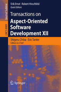 Vorderes Coverbild Transactions on Aspect-Oriented Software Development XII