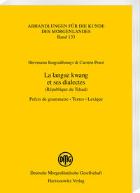 Vorderes Coverbild La langue kwang et ses dialectes (République du Tchad)