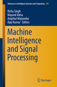 Vorderes Coverbild Machine Intelligence and Signal Processing