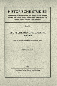 Vorderes Coverbild Deutschland und Amerika 1918 - 1929