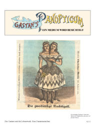 Vorderes Coverbild Castan's Panopticum. Ein Medium wird besichtigt